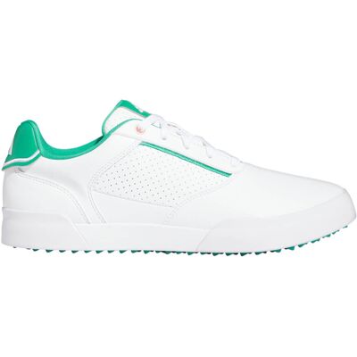 (UK 8.5, White/Green/White) adidas Golf Mens 2024 Retrocross Spikeless Casual Re (UK 8.5, White/Green/White) adidas Golf Mens 2024 Retrocross Spikeless Casual Re