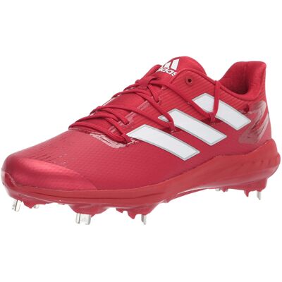 adidas Men's Adizero Afterburner 8 Baseball Shoe Team Power Red/White adidas Men's Adizero Afterburner 8 Baseball Shoe Team Power Red/White