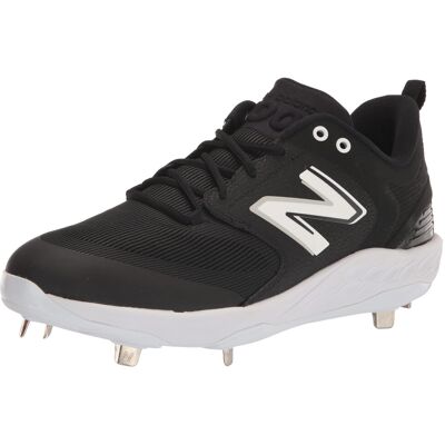 New Balance Men's Fresh Foam X 3000 V6 Metal Baseball Shoe Black/White 14 New Balance Men's Fresh Foam X 3000 V6 Metal Baseball Shoe Black/White 14