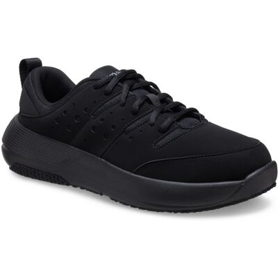(Black, 9 (Adults')) Crocs On the Clock Polyurethane Men's Triple Black Trainers (Black, 9 (Adults')) Crocs On the Clock Polyurethane Men's Triple Black Trainers