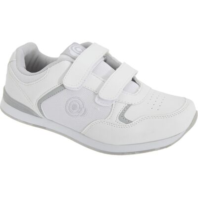 Dek Skipper White Touch Fastening Bowling Shoes - Bowling Shoes Dek Skipper White Touch Fastening Bowling Shoes - Bowling Shoes