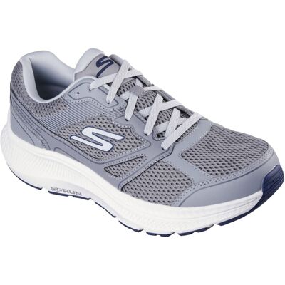 Skechers Go Run Consistent 2.0 Mapleton Leather Men's Grey Trainers Skechers Go Run Consistent 2.0 Mapleton Leather Men's Grey Trainers