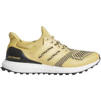 (9.5 UK, Beige) Adidas Mens Ultraboost Leather Water Resistant Golf Shoes (9.5 UK, Beige) Adidas Mens Ultraboost Leather Water Resistant Golf Shoes