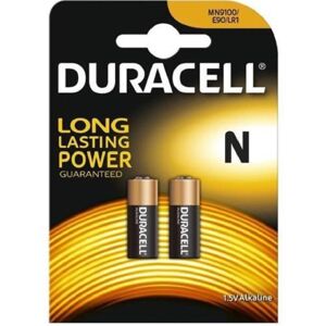 2 x Duracell MN9100 1.5V Alkaline Battery LR1 E90 KN 2 x Duracell MN9100 1.5V Alkaline Battery LR1 E90 KN