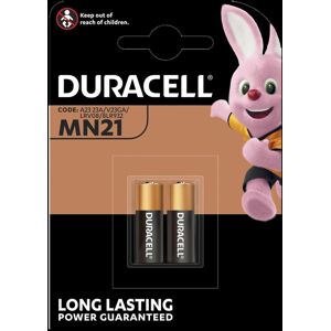 2 x Duracell Alkaline MN21 A23 12V Battery 23A LRV08 K23A E23A Batteries 2 x Duracell Alkaline MN21 A23 12V Battery 23A LRV08 K23A E23A Batteries