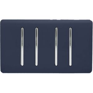 Trendi Switch Trendi 4 Gang 3 Way Intermediate Artistic Modern Glossy 10 Amp Rocker Light Swit Trendi Switch Trendi 4 Gang 3 Way Intermediate Artistic Modern Glossy 10 Amp Rocker Light Swit