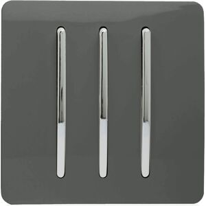 Trendi Switch Trendi 3 Gang 1 Way Artistic Modern Glossy 10 Amp Rocker Tactile Light Switch Ch Trendi Switch Trendi 3 Gang 1 Way Artistic Modern Glossy 10 Amp Rocker Tactile Light Switch Ch