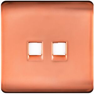 Trendi - Telephone Socket - Cat5e & Cat6 RJ45 - Copper Trendi - Telephone Socket - Cat5e & Cat6 RJ45 - Copper