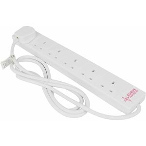 Status 6-Way Surge Protection Extension Socket with Neon Indicator Status 6-Way Surge Protection Extension Socket with Neon Indicator