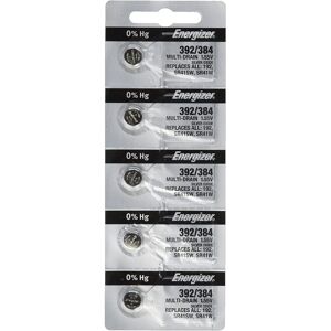 Energizer 392/384 Silver Oxide Battery: Card of 5 Energizer 392/384 Silver Oxide Battery: Card of 5