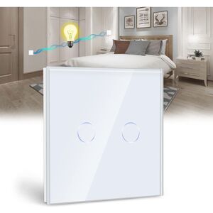 Unbranded Toggle Switch,White 2 Gang 2 Way Light Switch with LED Display Light,Tact Switch Unbranded Toggle Switch,White 2 Gang 2 Way Light Switch with LED Display Light,Tact Switch