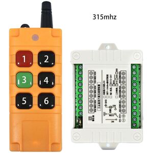 Unbranded Dc12v 24v 6ch Relay Output Rf Transmitter Radio Receiver 315/433mhz Unbranded Dc12v 24v 6ch Relay Output Rf Transmitter Radio Receiver 315/433mhz