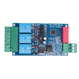 Jojomino 3 Channel 5A DMX512 Controlled Relay Switch Kit DIY Converter DMX Dimmer Relay Jojomino 3 Channel 5A DMX512 Controlled Relay Switch Kit DIY Converter DMX Dimmer Relay
