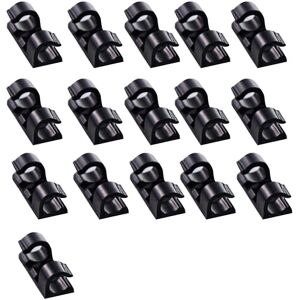 Unbranded (Big, Black) 20pcs Self-adhesive Network Charge Cable Clip Wire Organizer Fixer Unbranded (Big, Black) 20pcs Self-adhesive Network Charge Cable Clip Wire Organizer Fixer