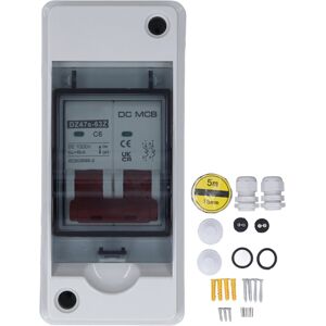 Unbranded Circuit Breaker 2P 1000V DC 6A Isolation Switch Unbranded Circuit Breaker 2P 1000V DC 6A Isolation Switch