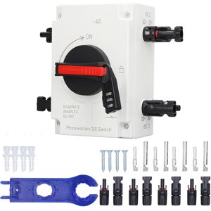 Unbranded DC1200V 32A 4P PV DC Isolation Switch 2 in 2 Out Unbranded DC1200V 32A 4P PV DC Isolation Switch 2 in 2 Out