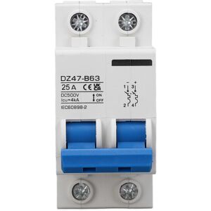 Unbranded 2P DC Miniature Circuit Breaker B Type 25A DIN Unbranded 2P DC Miniature Circuit Breaker B Type 25A DIN
