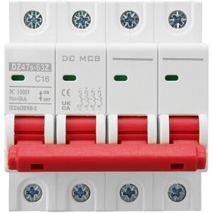Unbranded DC Miniature Circuit Breaker 4P Solar PV System Unbranded DC Miniature Circuit Breaker 4P Solar PV System