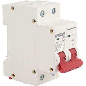 Unbranded 2P DC 500V 32A Mini Circuit Breaker MCB Safety Unbranded 2P DC 500V 32A Mini Circuit Breaker MCB Safety