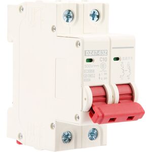 Unbranded 2P DC 500V 10A Mini Circuit Breaker MCB Safety Unbranded 2P DC 500V 10A Mini Circuit Breaker MCB Safety
