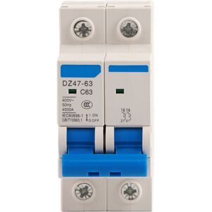 Unbranded DZ47‑63 2P Miniature Circuit Breaker Leakage Unbranded DZ47‑63 2P Miniature Circuit Breaker Leakage
