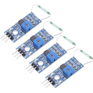 Unbranded 4 pcs/set Reed Sensor Magnetic Switch Module Diy Unbranded 4 pcs/set Reed Sensor Magnetic Switch Module Diy