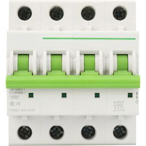 Unbranded TOMC7-63 4P C type 6KA Miniature Circuit Breaker Unbranded TOMC7-63 4P C type 6KA Miniature Circuit Breaker