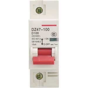 Unbranded DZ47-100 1P D80~100A Miniature Circuit Breaker Unbranded DZ47-100 1P D80~100A Miniature Circuit Breaker