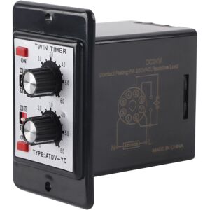 Unbranded On Off Twin Timer Relay Knob Control Time Switch Unbranded On Off Twin Timer Relay Knob Control Time Switch