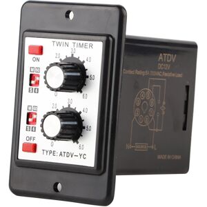 Unbranded On Off Twin Timer Relay Knob Control Time Switch Unbranded On Off Twin Timer Relay Knob Control Time Switch