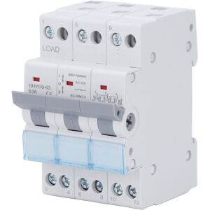 Unbranded 3P Dual Power Transfer Isolation Switch DIN 35mm Unbranded 3P Dual Power Transfer Isolation Switch DIN 35mm