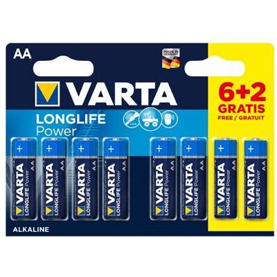 Varta LR6 AA High Energy Batteries - 8 pcs Varta LR6 AA High Energy Batteries - 8 pcs