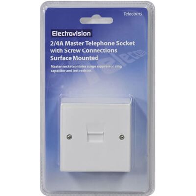 kenable - BT Plug 2 4A Master - Telephone Socket kenable - BT Plug 2 4A Master - Telephone Socket