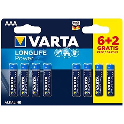 Varta LR6 AAA 1.5V High Energy Battery - Batteries Varta LR6 AAA 1.5V High Energy Battery - Batteries