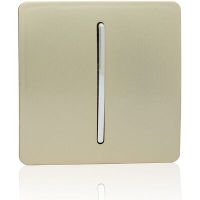 Trendi Switch Trendi Artistic Modern Glossy Tactile Auto Retractive Door Bell Switch Champagne Trendi Switch Trendi Artistic Modern Glossy Tactile Auto Retractive Door Bell Switch Champagne