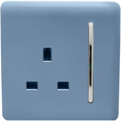 Trendi - Switch - Sky - 13A - Switched Socket Trendi - Switch - Sky - 13A - Switched Socket