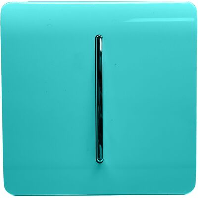 Trendi - Trendi 1 Gang 1 Way - Teal - 10 Amp - Light Switch Trendi - Trendi 1 Gang 1 Way - Teal - 10 Amp - Light Switch