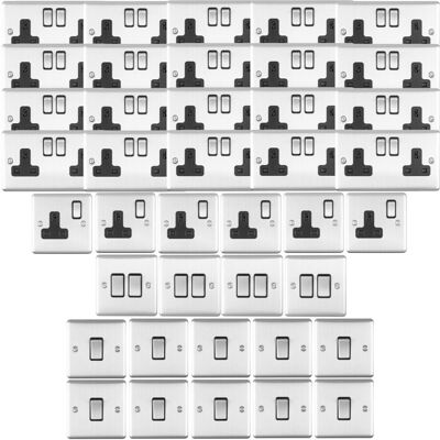 Loops - SATIN STEEL - 14x Light - Socket Set Loops - SATIN STEEL - 14x Light - Socket Set