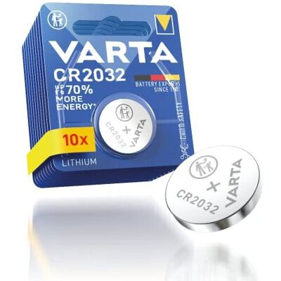 Varta CR2032 Lithium Battery - Battery, 10-pack Varta CR2032 Lithium Battery - Battery, 10-pack