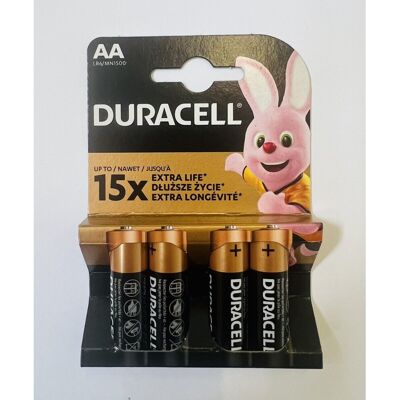 Duracell LR6/MN1500 AA Alkaline Battery - Batteries Duracell LR6/MN1500 AA Alkaline Battery - Batteries
