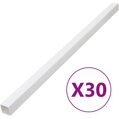 vidaXL Cable Trunking - 40x40 mm - 30 m - PVC vidaXL Cable Trunking - 40x40 mm - 30 m - PVC