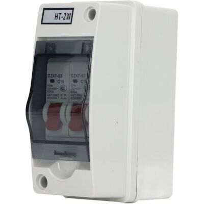 Unbranded Miniature Circuit Breaker DZ47 63 16A 230V 400V 2 Pole Waterproof Home Circuit B Unbranded Miniature Circuit Breaker DZ47 63 16A 230V 400V 2 Pole Waterproof Home Circuit B