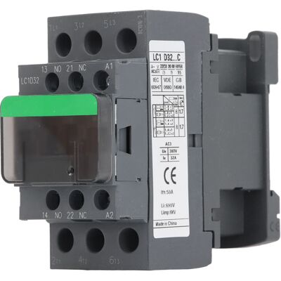 Unbranded 32A 380V AC Contactor PC Shell Copper Coil Silver Unbranded 32A 380V AC Contactor PC Shell Copper Coil Silver