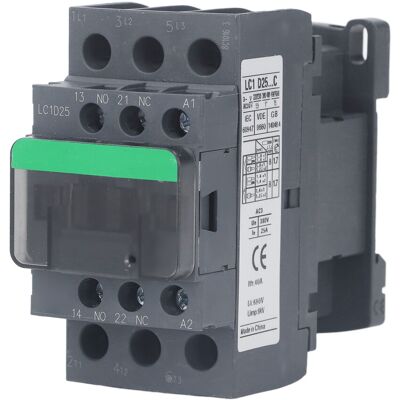 Unbranded AC Contactor 1NO 1NC 25A 380V High Voltage Coil Unbranded AC Contactor 1NO 1NC 25A 380V High Voltage Coil