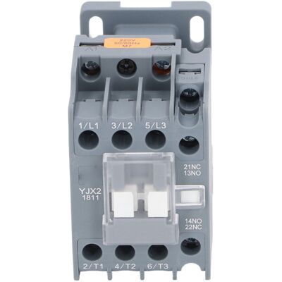 Unbranded AC Contactor 3 Pole 1NO 1NC 18A Rail Mount Silver Unbranded AC Contactor 3 Pole 1NO 1NC 18A Rail Mount Silver