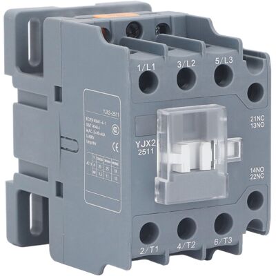 Unbranded 3 Pole AC Contactor Low Voltage 25A DIN Rail HVAC Unbranded 3 Pole AC Contactor Low Voltage 25A DIN Rail HVAC