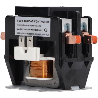 Unbranded Air Conditioner AC Contactor 40A 2P Replacement Unbranded Air Conditioner AC Contactor 40A 2P Replacement