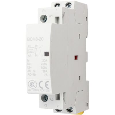 Unbranded 2P 20A Household AC Contactor DIN Rail Mount 1NO Unbranded 2P 20A Household AC Contactor DIN Rail Mount 1NO