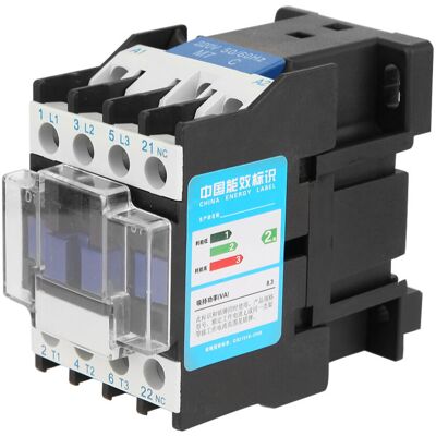 Unbranded CJX2-1201 Rail Mount AC Contactor Industrial Unbranded CJX2-1201 Rail Mount AC Contactor Industrial