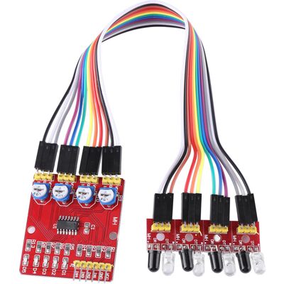 Unbranded 4-channel Infrared Reflection Tracking Sensor Unbranded 4-channel Infrared Reflection Tracking Sensor